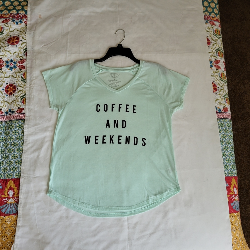 Mint Green Graphic Tee